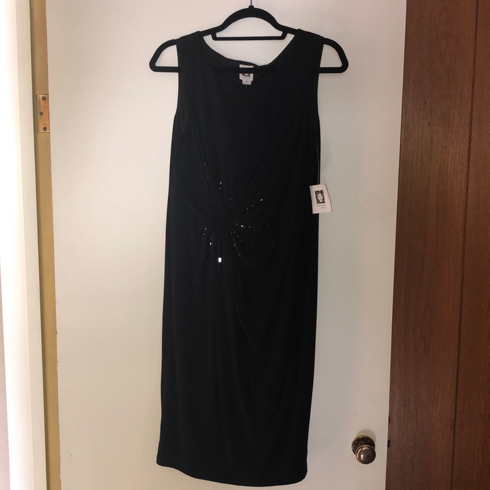 Women’s Anne Klein dress, black, NWT